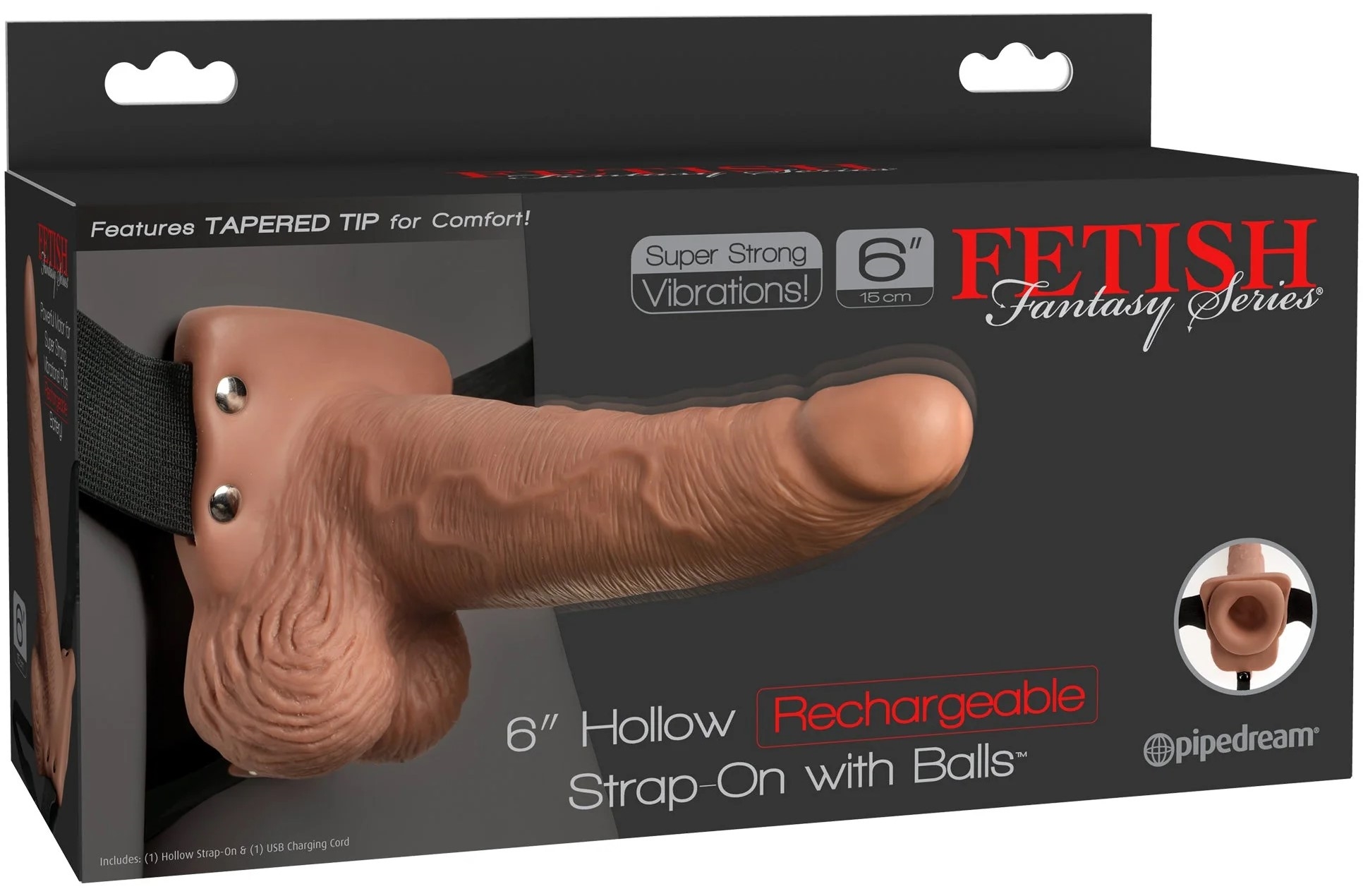 Protesis Realista Vibrador Fetish Fantasy 6 Control Remoto - imagen 1