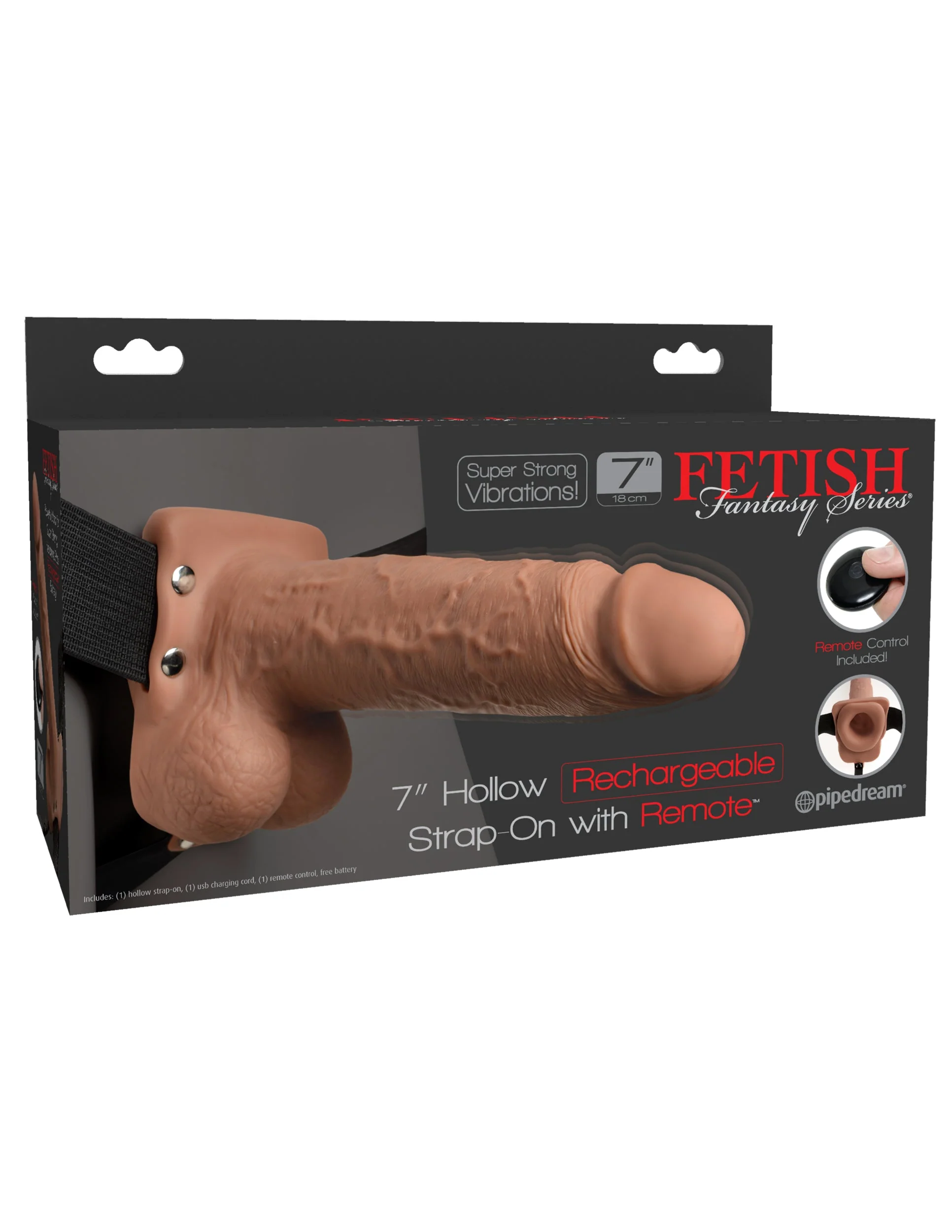 Protesis Realista Vibrador Fetish Fantasy 7 Control Remoto - imagen 2