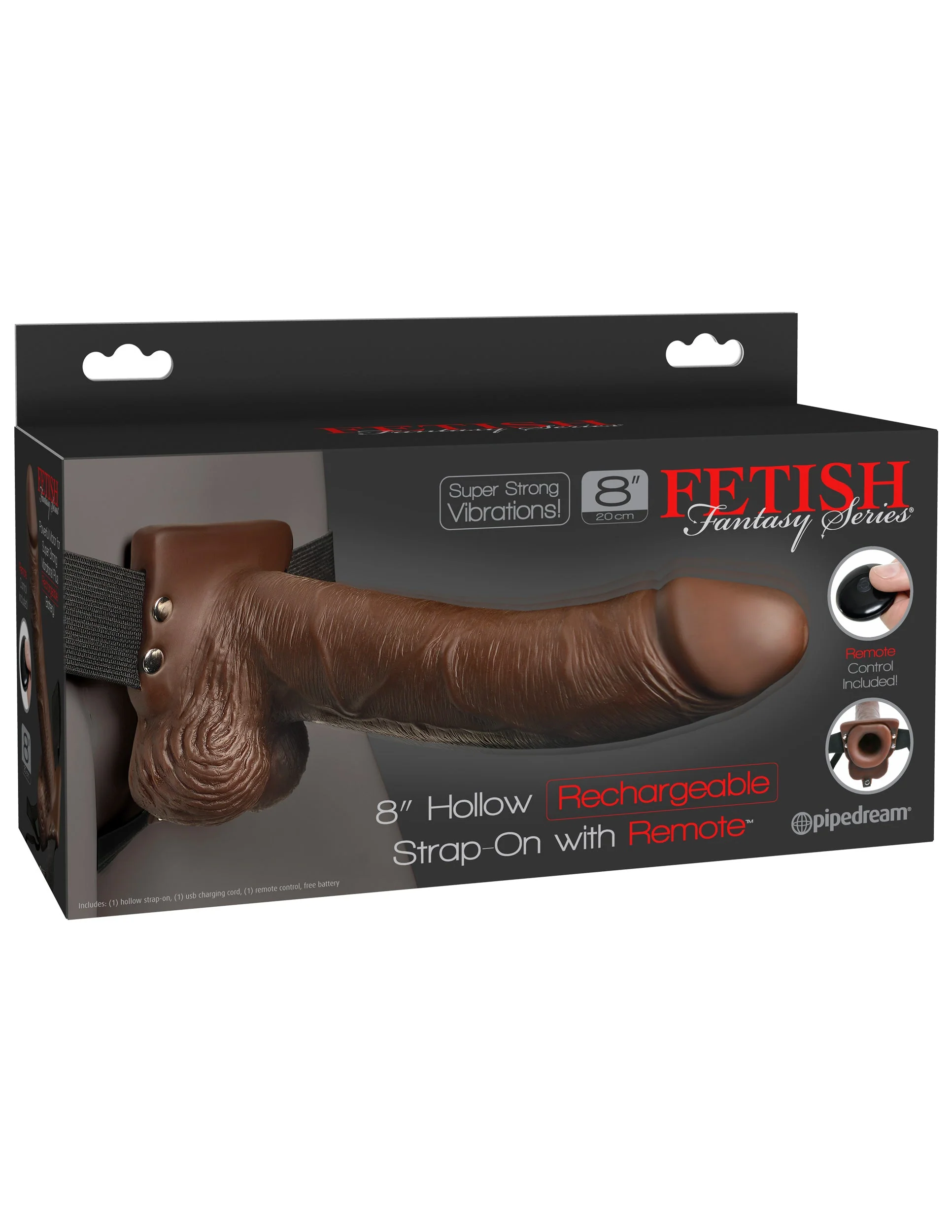Protesis Realista Vibrador Fetish Fantasy 8 Control Remoto - imagen 2
