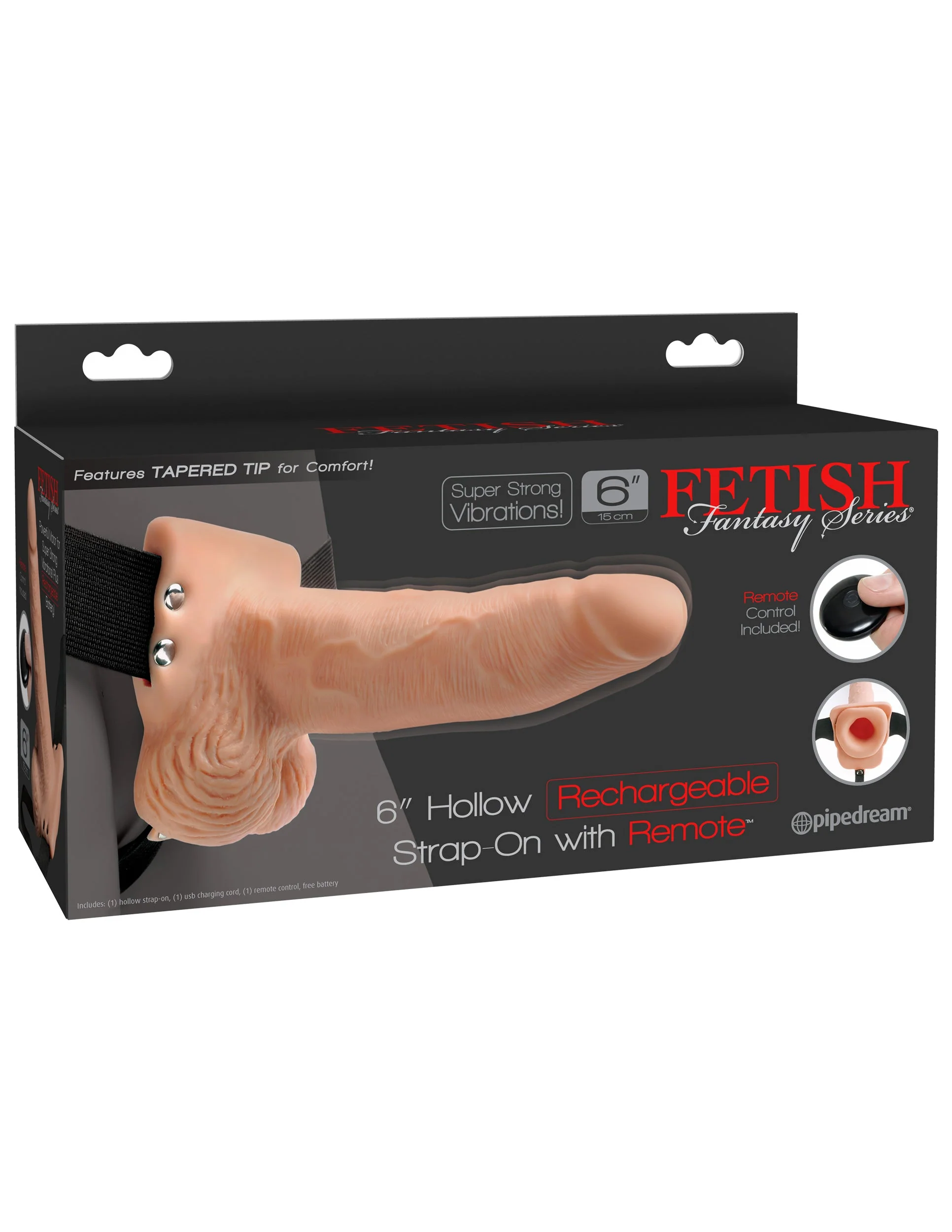 Protesis Realista Vibrador Fetish Fantasy Series 6 Con Control Remoto - imagen 2