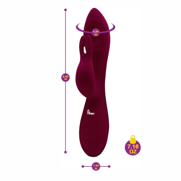 Vibrador Rabbits Pzazz 7 Funciones Viben - imagen 2