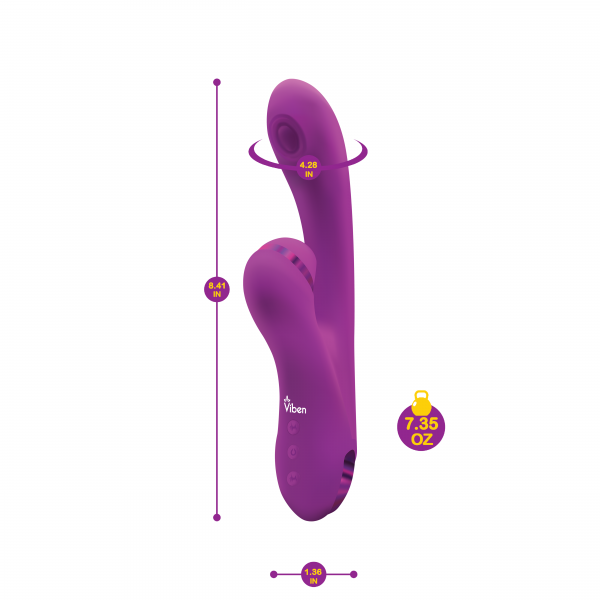 Vibrador Rabbits Clitoral Dazzle 10 Funciones Viben - imagen 3