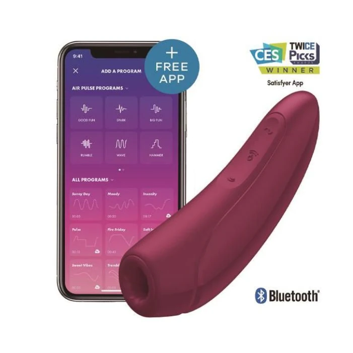 A-vibrador Satisfyer Inteligente Curvo 1 Rojo - imagen 3
