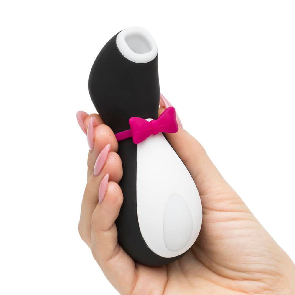 Vibrador Clitoral Satisfyer Modelo Pinguino Negro - imagen 3