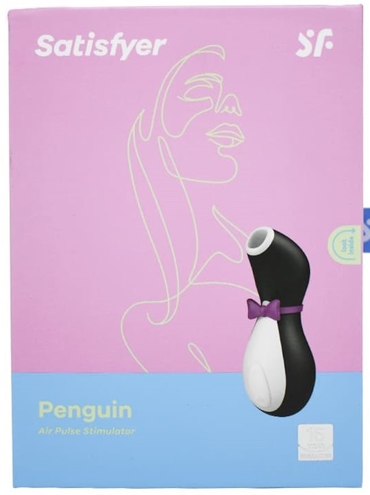 Vibrador Clitoral Satisfyer Modelo Pinguino Negro - imagen 1