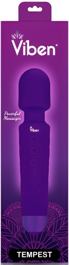 Vibrador Clitoral Varita Masajeador Violeta - imagen 1