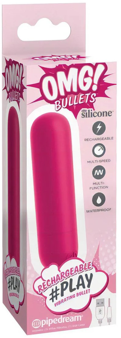 Vibrador Omg! Bala Recargable Rojo - imagen 1