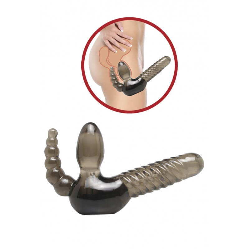 Vibrador Realista Doble Straples on - imagen 3