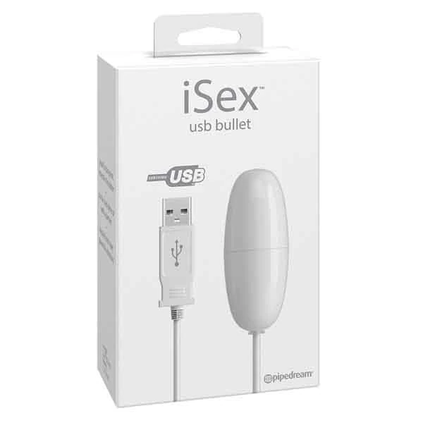 Vibrador Blanco Sexy ¡usb Bala! - imagen 1