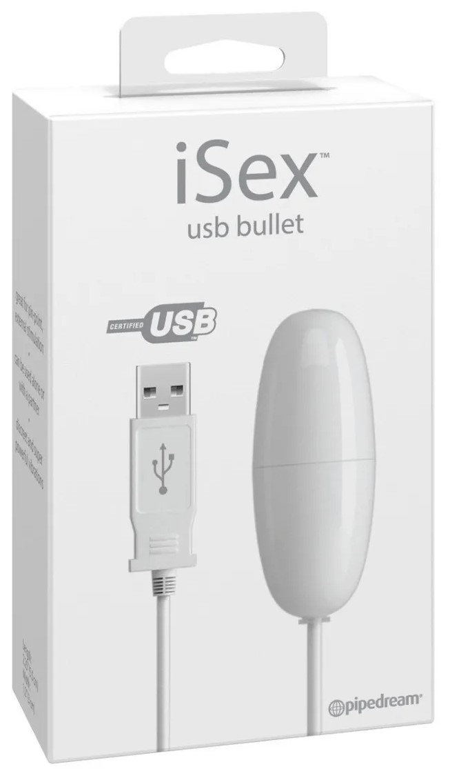 Vibrador Blanco Sexy ¡usb Bala! - imagen 1