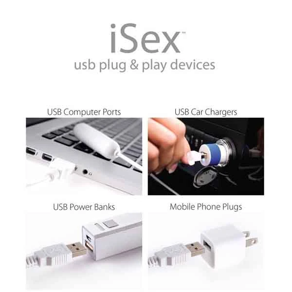 Vibrador Blanco Sexy ¡usb Bala! - imagen 2