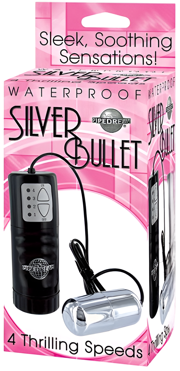 Vibrador Control Remoto Silver Bullet Negro - imagen 1