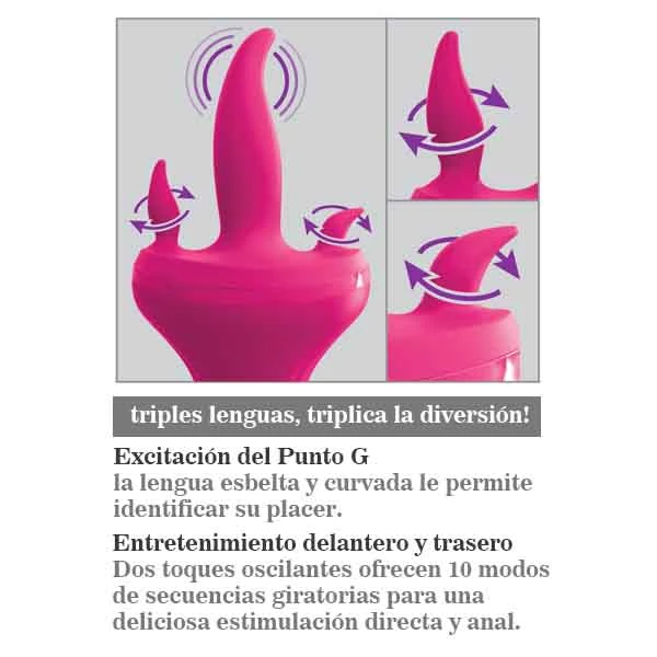 Vibrador Consolador de Lengua - imagen 2