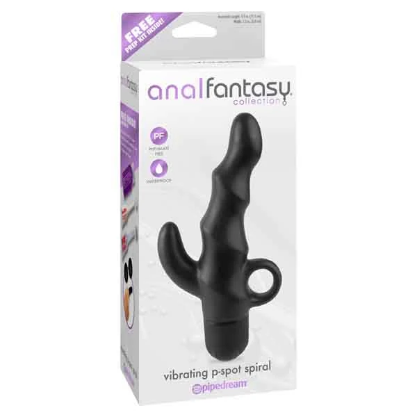 Vibrador Prostatico-spot Espiral Negro - imagen 1