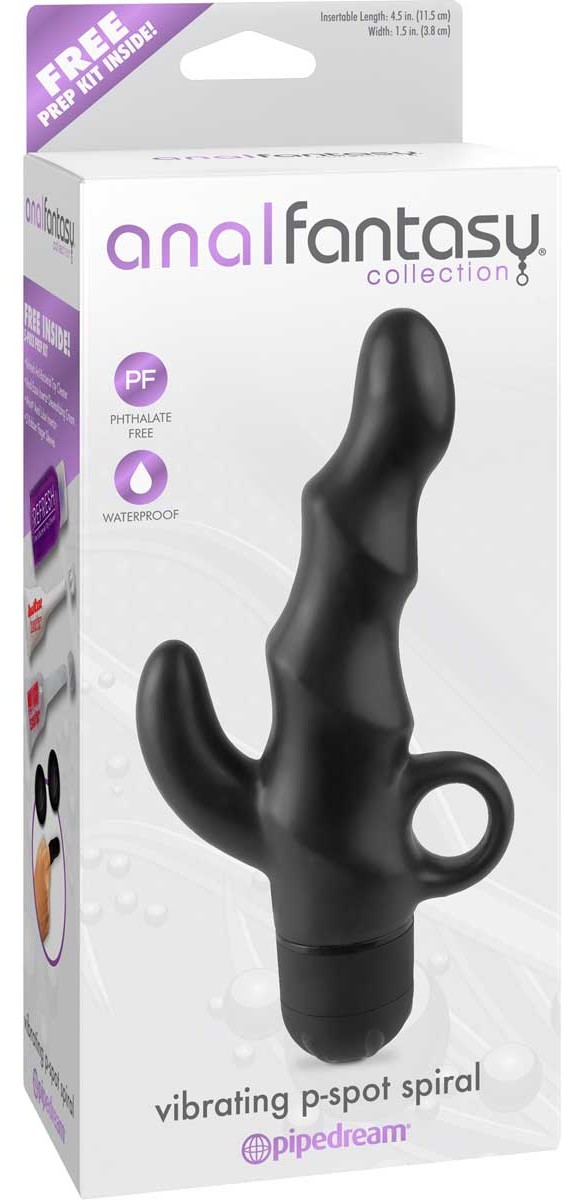 Vibrador Prostatico-spot Espiral Negro - imagen 1