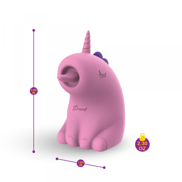 VIBRADOR CLITORAL DE UNICORNIO DREAMII LICKS  - imagen 3