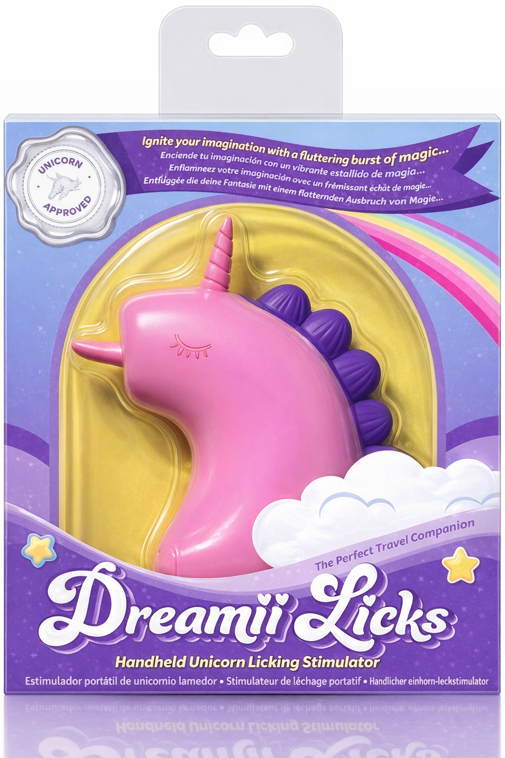 VIBRADOR CLITORAL DE UNICORNIO DREAMII LICKS  - imagen 1
