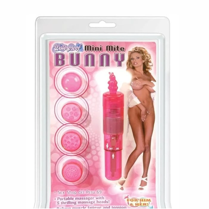 Vibrador Granos Bunny Rosado - imagen 1