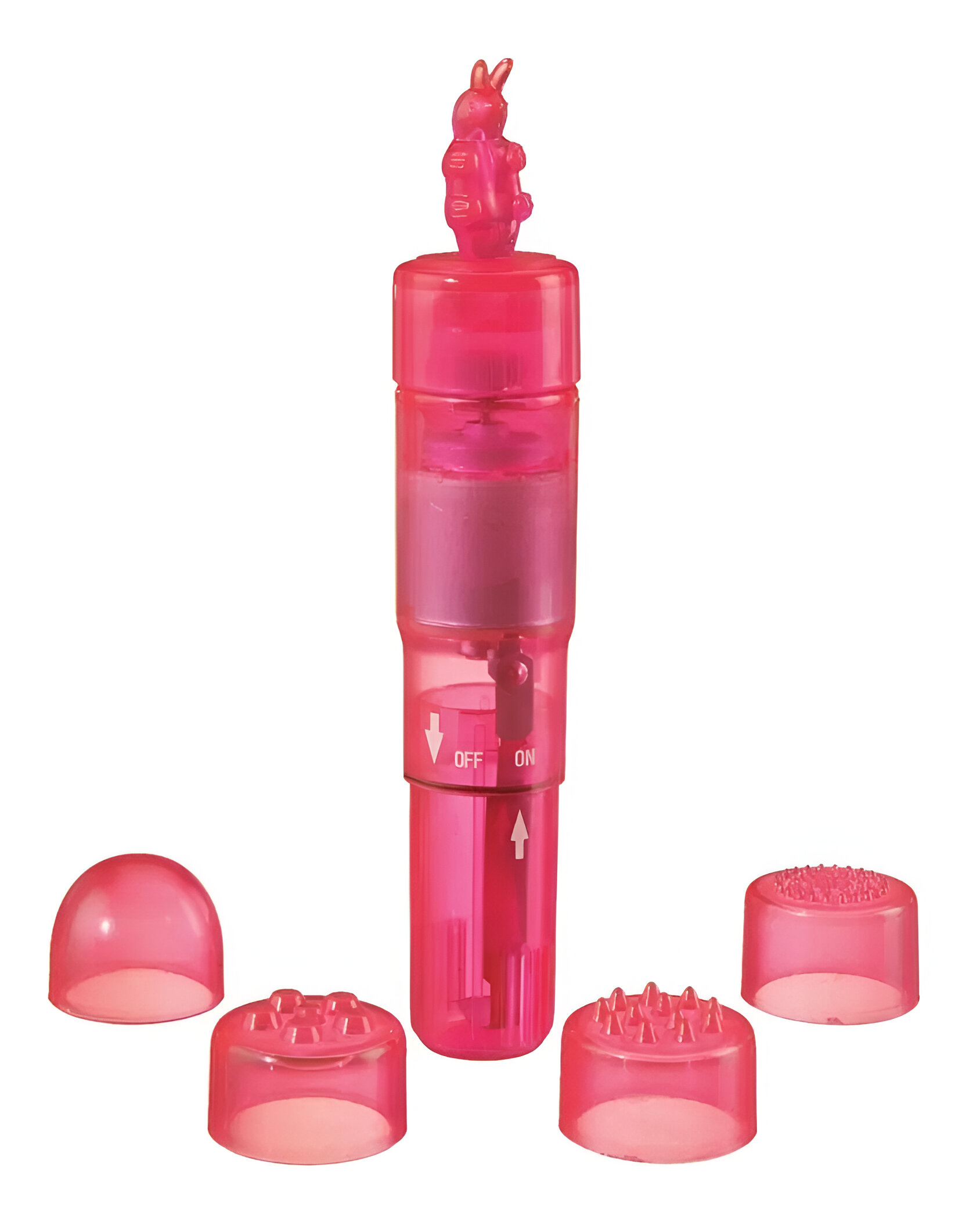Vibrador Clitoral Granos Bunny Rosado - imagen 1