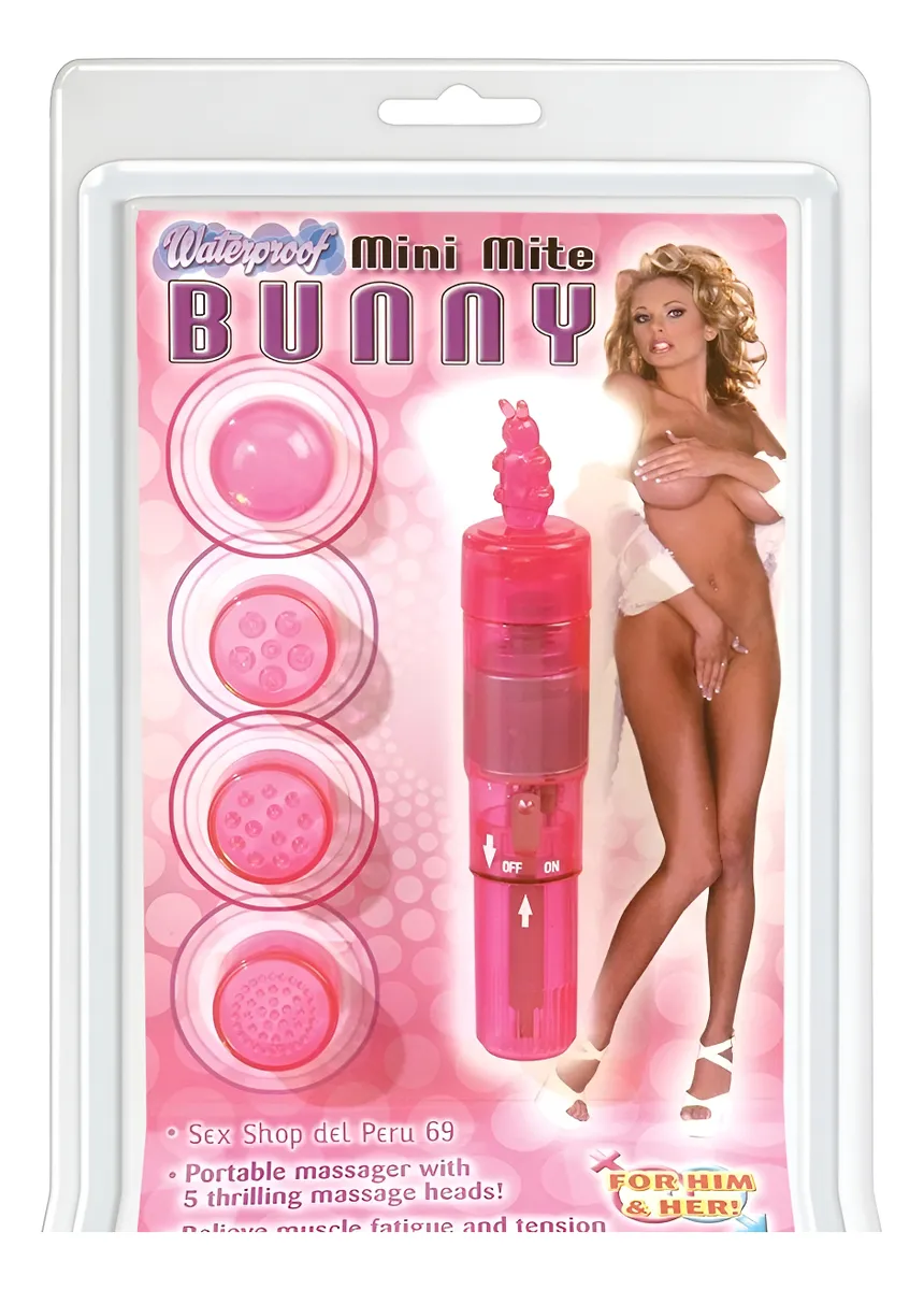 Vibrador Clitoral Granos Bunny Rosado — miniatura 5