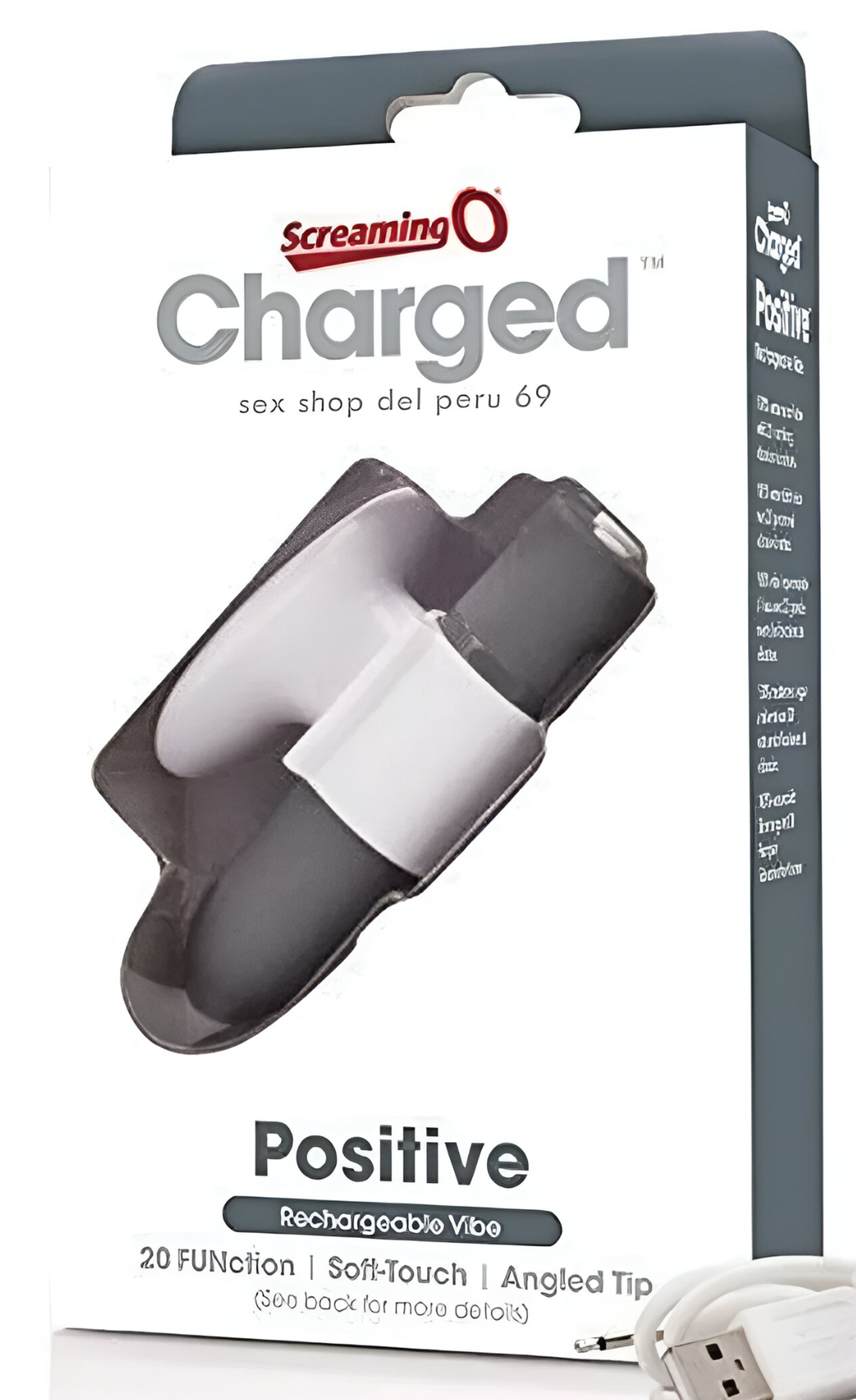 Vibrador Inalambrico Charged Grey - imagen 1