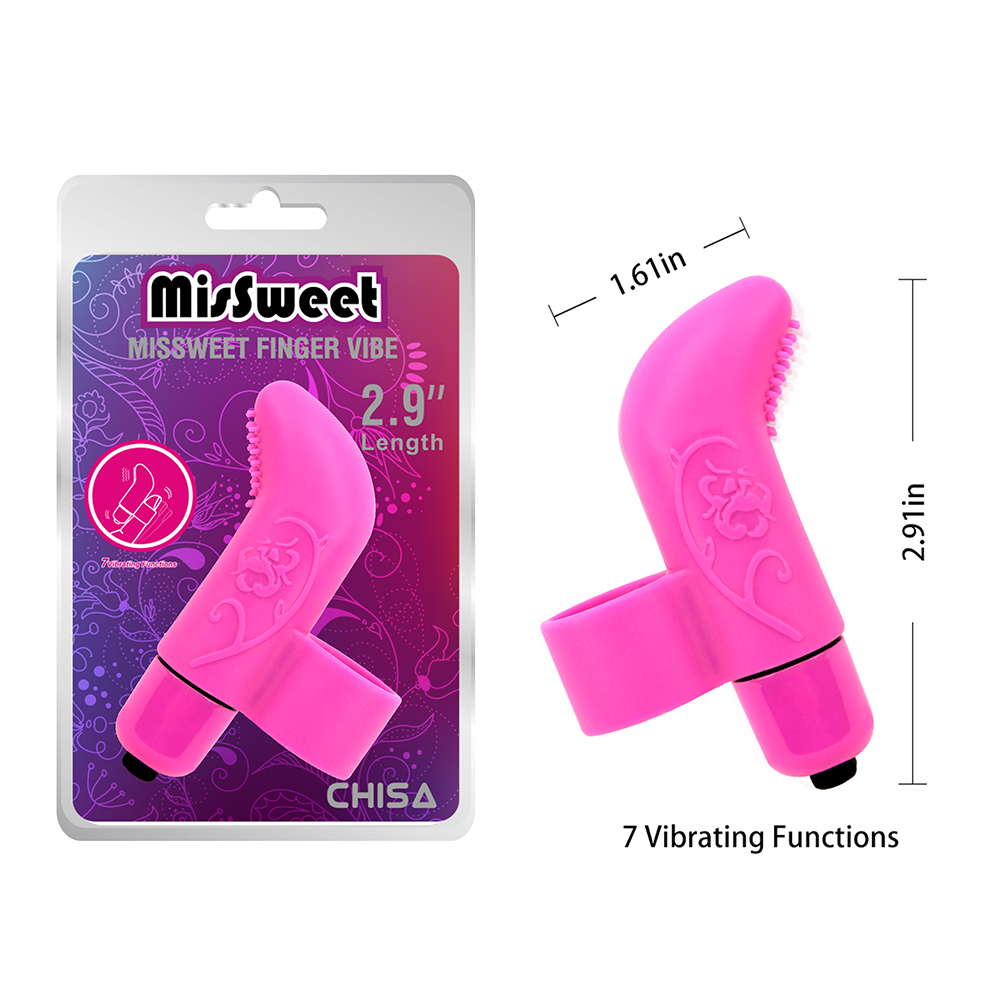 Vibrador Clitoral Misseweet Finger Rosa — miniatura 5