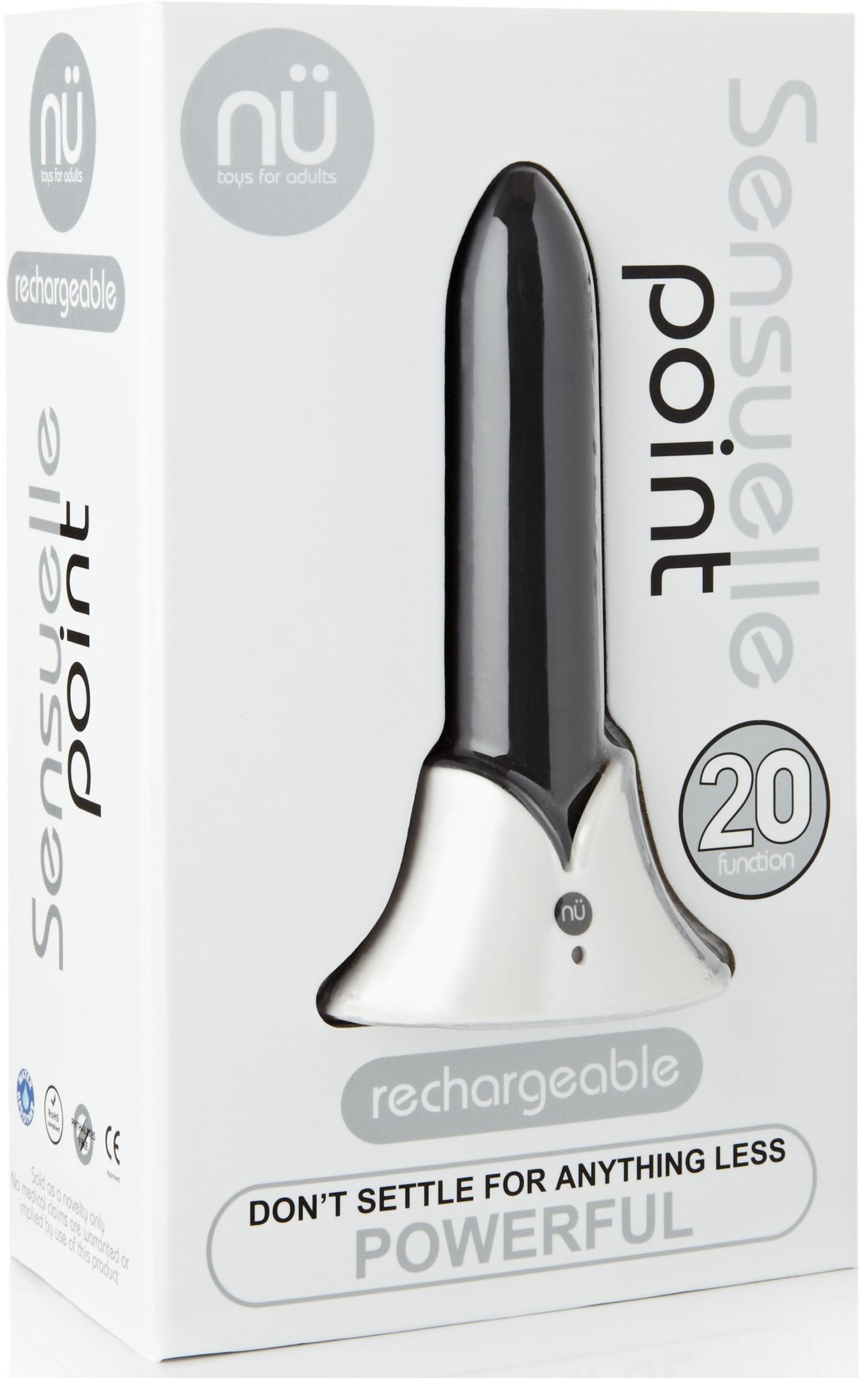 Vibrador Clitoral Sensuelle nu 20 Negro - imagen 1