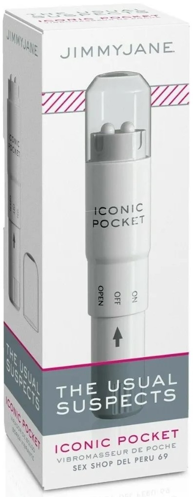 Vibrador Clitoral de Bolsillo Pocket Blanco - imagen 1