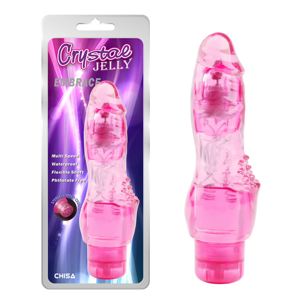 Vibrador Realista Crystal Jelly Embrace - imagen 2