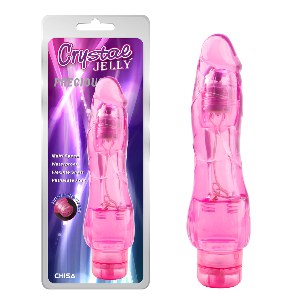 Vibrador Realista Crystal Jelly Preciosa - imagen 2