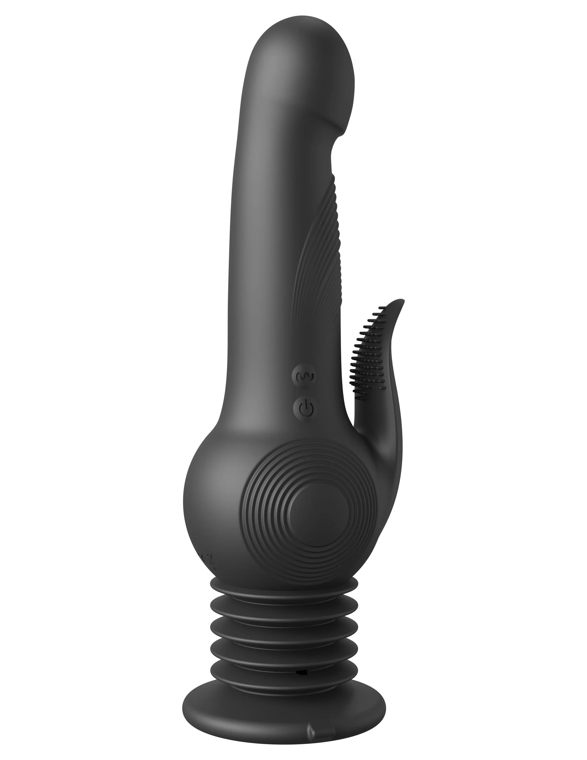 Vibrador Extremo Pogo Action Fantasy Negro - imagen 3