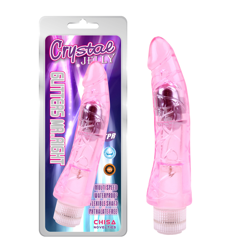 Vibrador Realista Jelly Glitters mr Right - imagen 2
