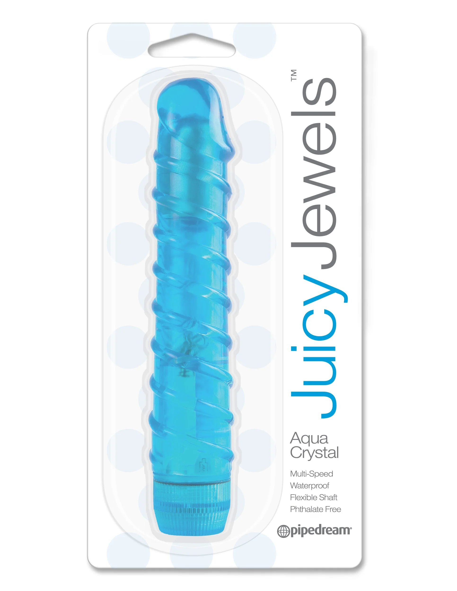 Vibrador Realista Juicy Aqua Crystal - imagen 2