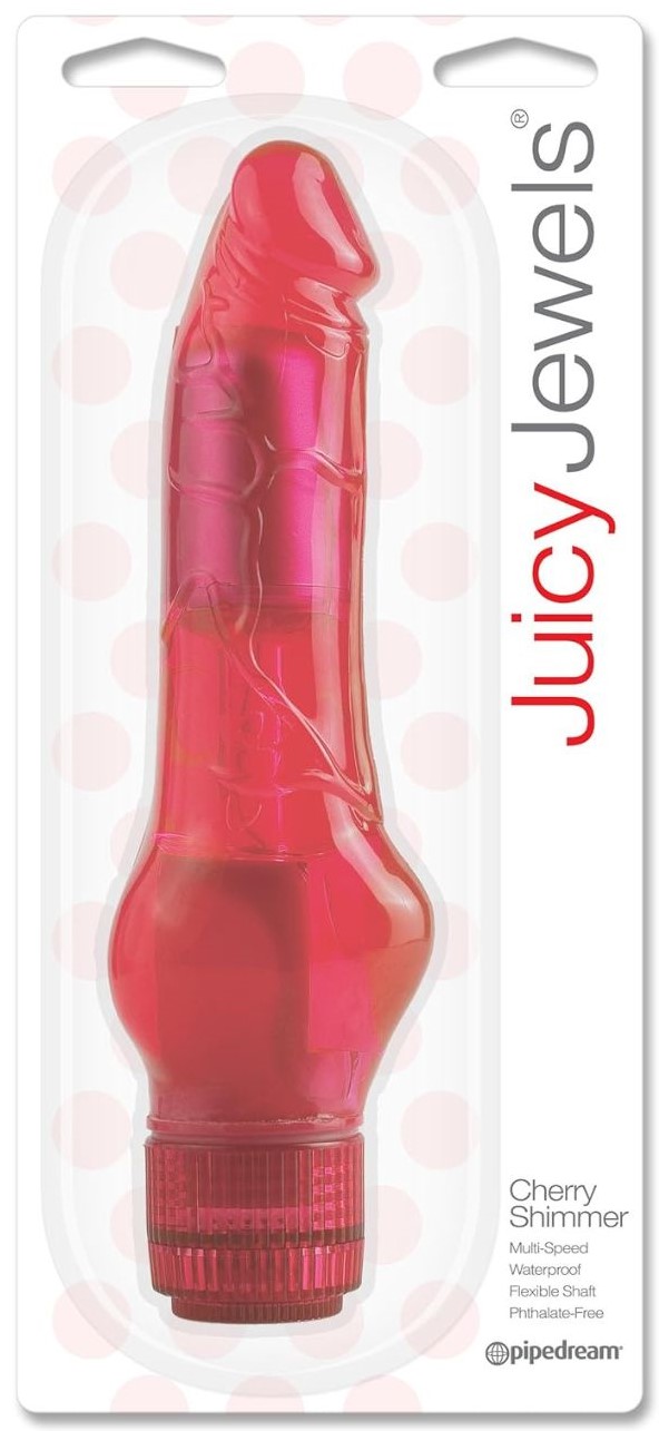 Vibrador Realista Juicy Jewels Rojo - imagen 1