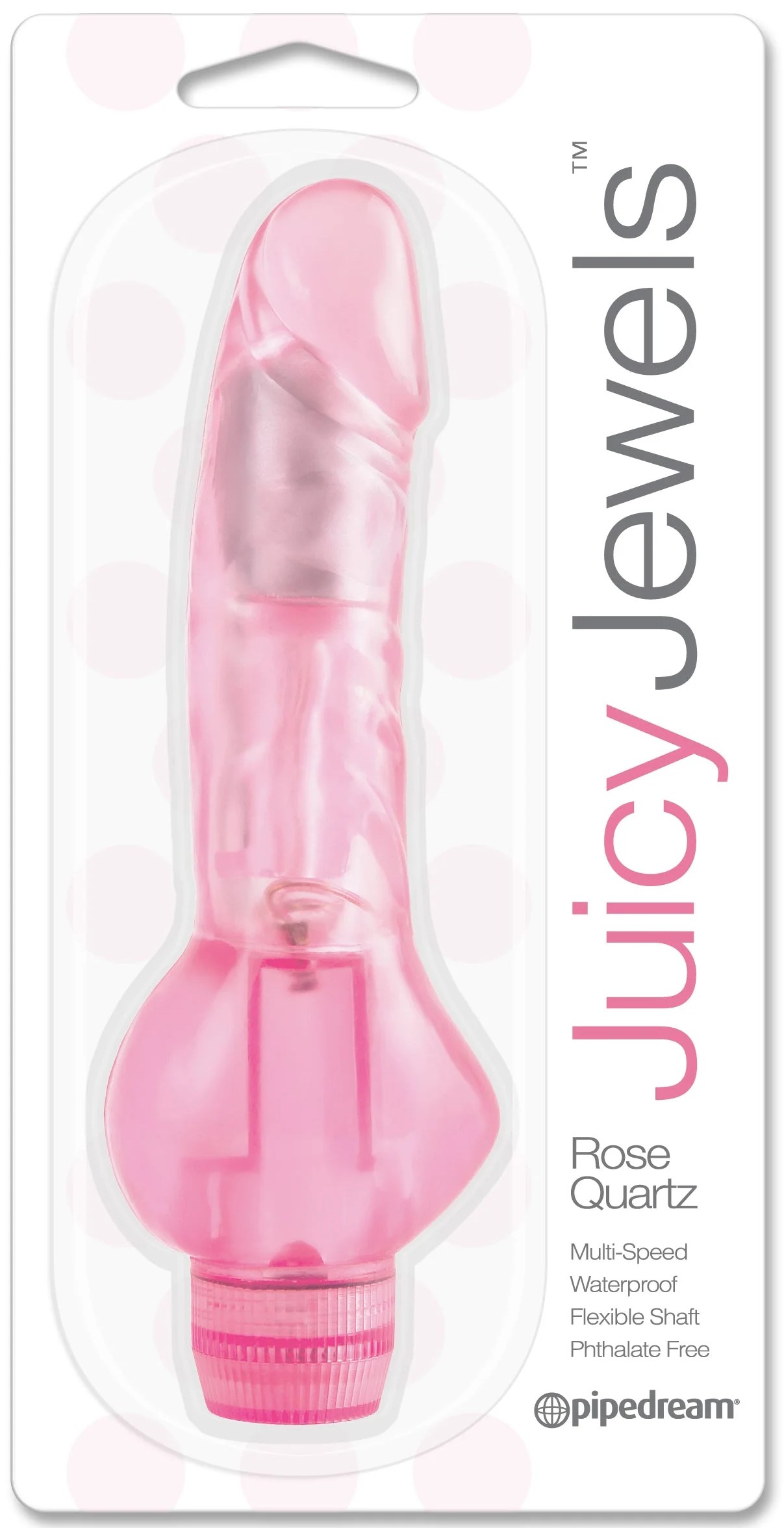 Vibrador Realista Juicy Jewels Rosa Quartz - imagen 1