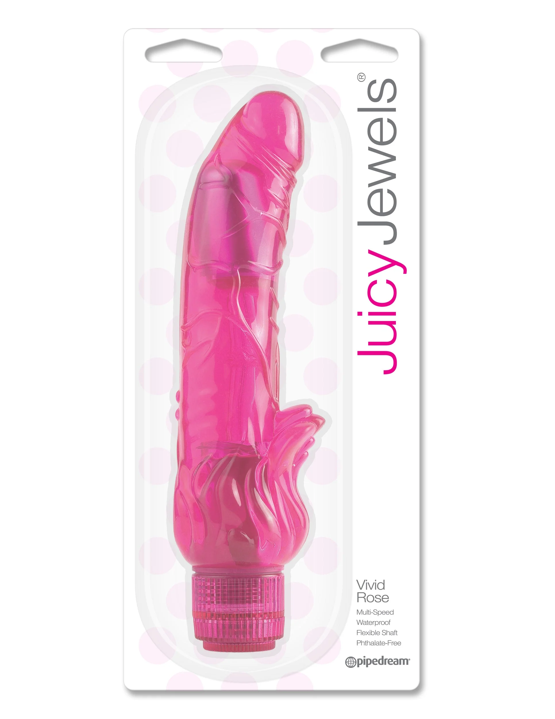 Vibrador Realista Juicy Jewels Vivid Rose - imagen 2