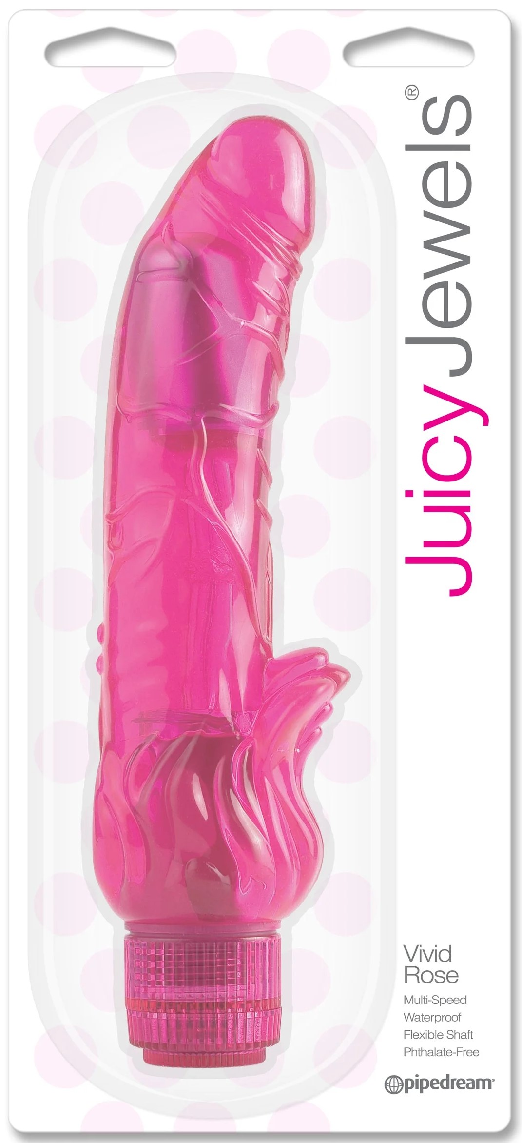 Vibrador Realista Juicy Jewels Vivid Rose - imagen 1