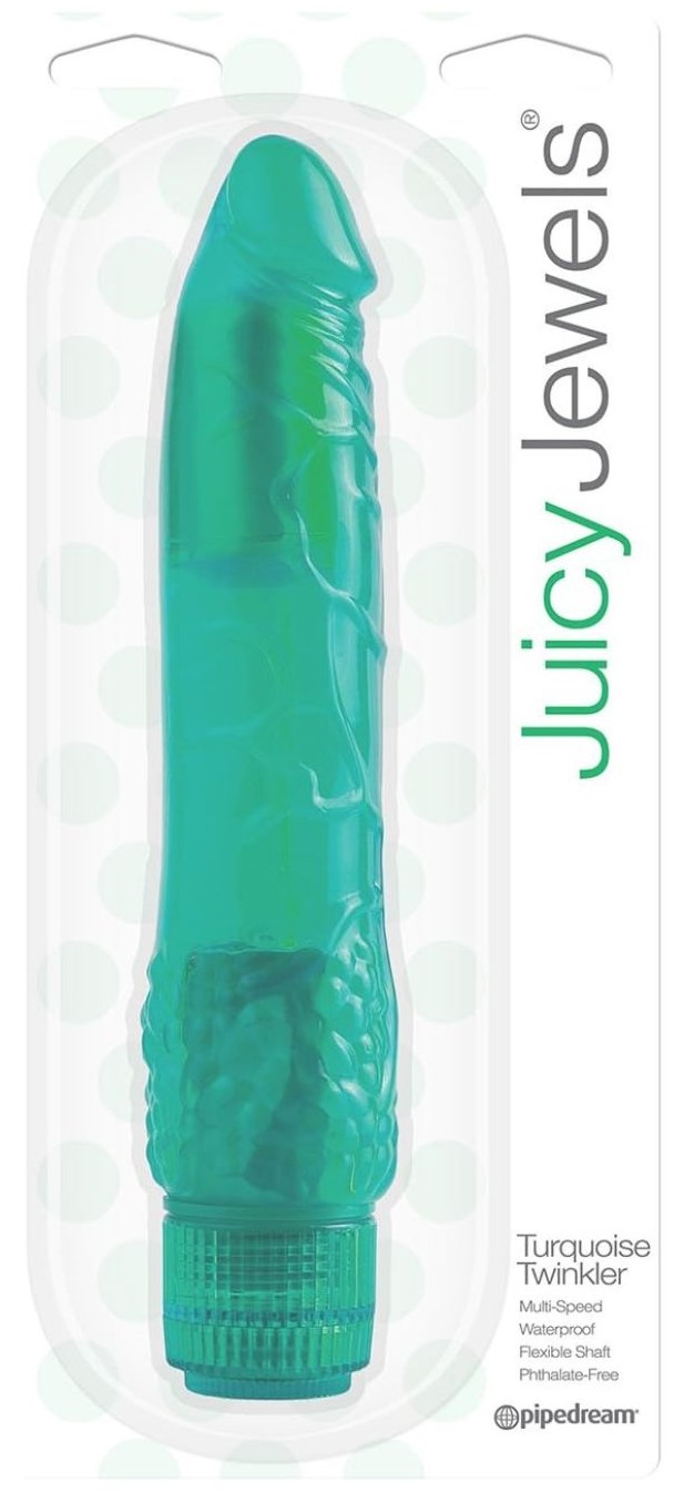 Vibrador Realista Juicy Jewels Verde - imagen 1