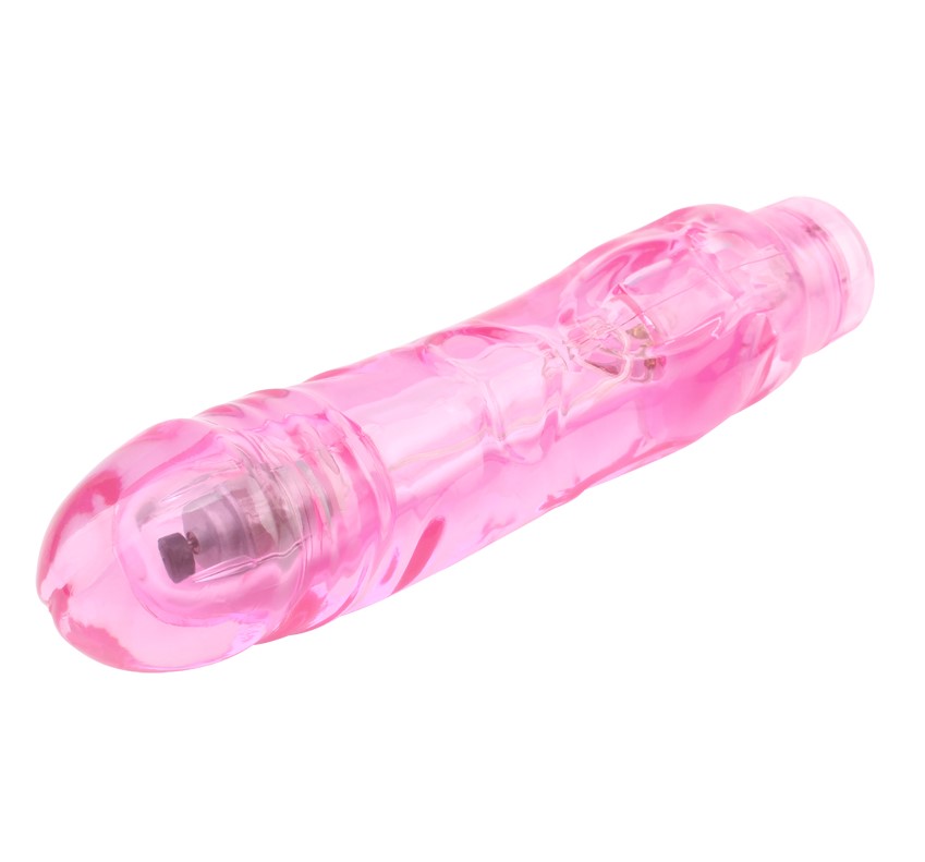 Vibrador Realista Crystal Jelly Limerence Pink - imagen 3
