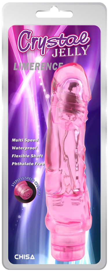 Vibrador Realista Crystal Jelly Limerence Pink - imagen 1