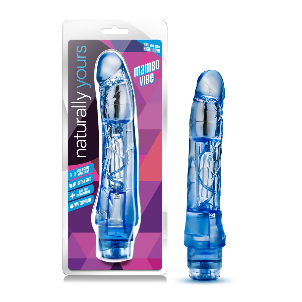 Vibrador Realista Naturally Ambiente Azul - imagen 2