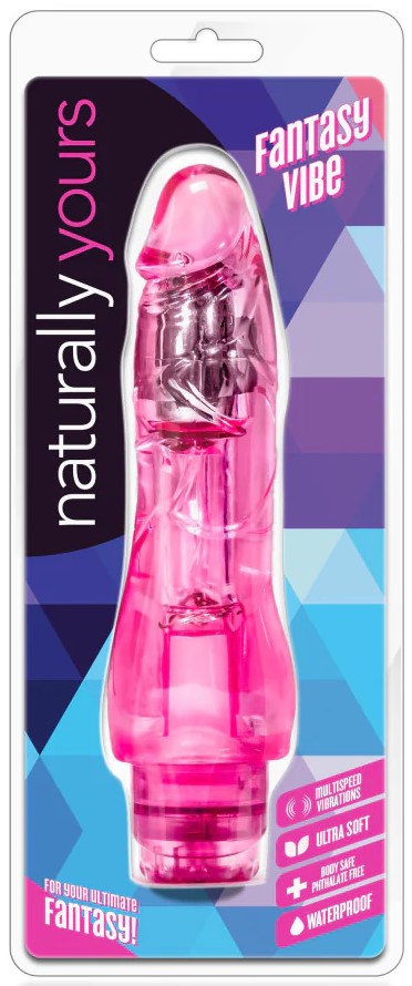 Vibrador Realista Naturally Fantasia Rosa - imagen 1