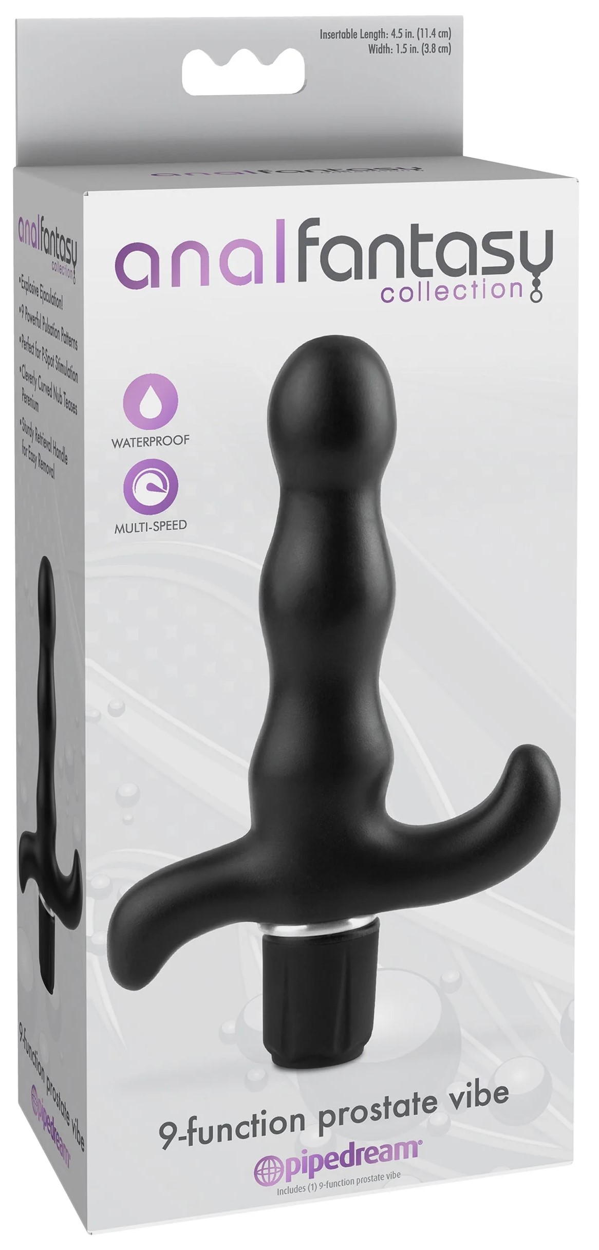 Consolador Vibrador Prostatico de 9 Funciones - imagen 1