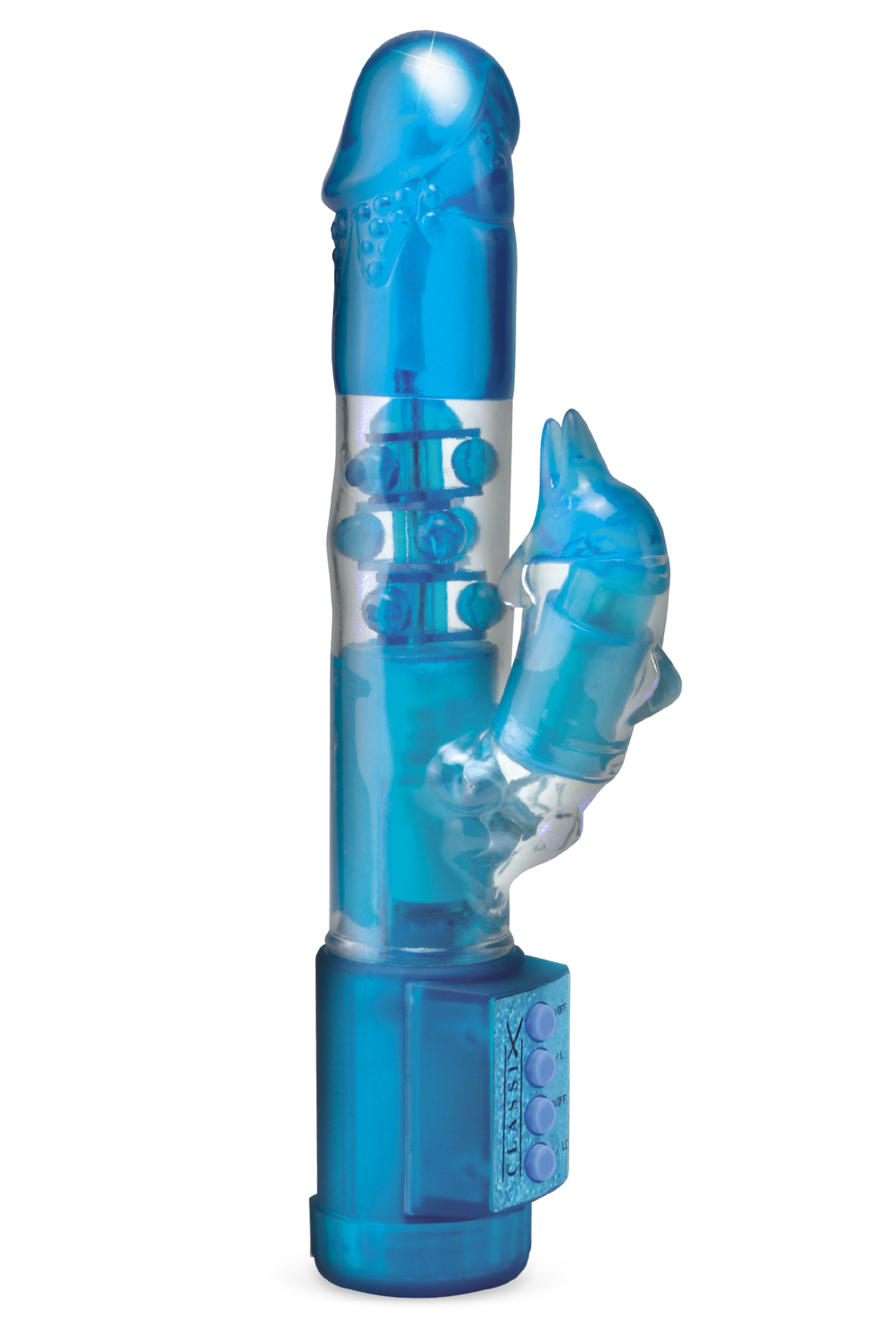 Vibrador Rabbits Multiorgasmico Dolphin Jelly - imagen 1