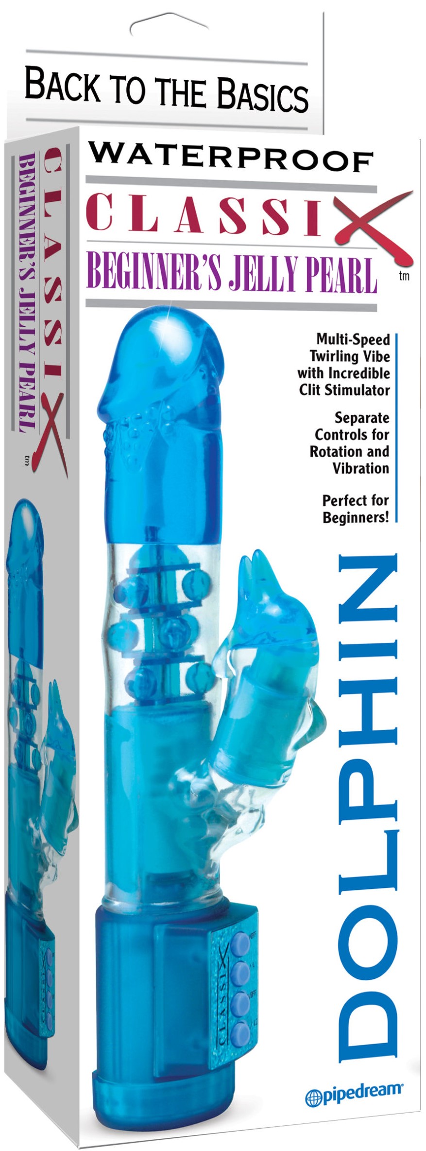 Vibrador Rabbits Multiorgasmico Dolphin Jelly - imagen 1