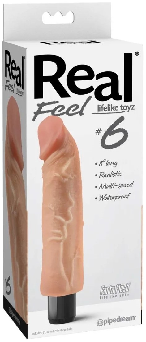 Vibrador Piel Suave Real Feel n° 6 - imagen 1