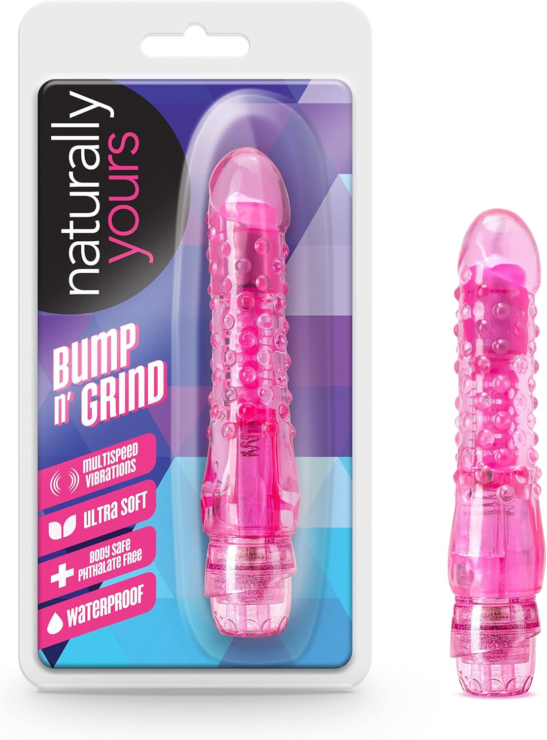 VIBRADOR REALISTA BUMP N GRIND-ROSA  - imagen 3