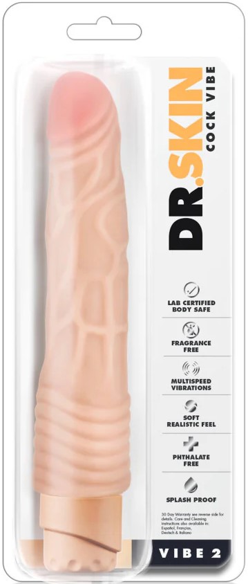 VIBRADOR REALISTA PIEL SUAVE DR. SKIN- COCK 2  - imagen 1