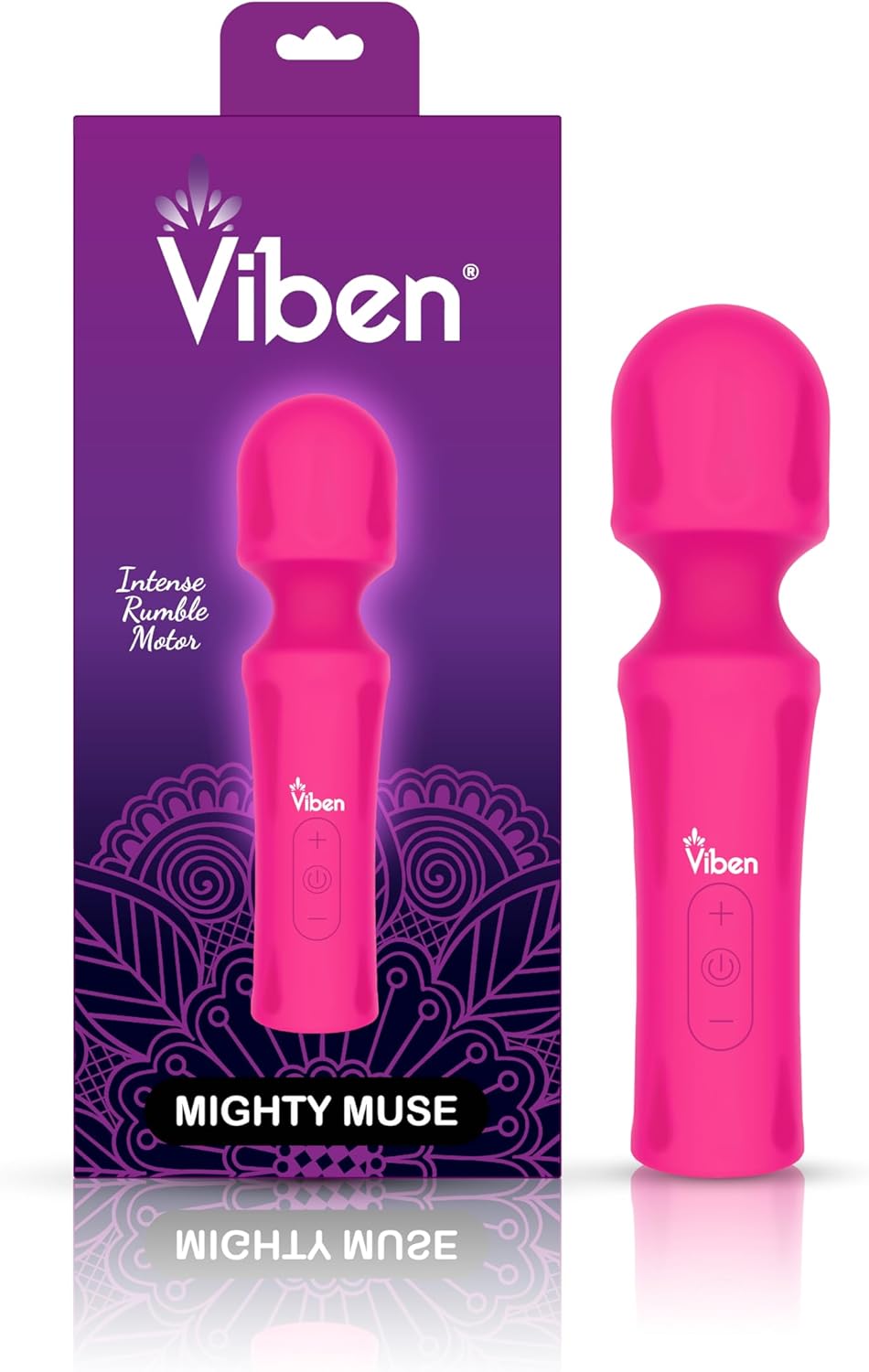 Vibrador Clitoral Varita Masajeador Rosado Viben - imagen 3