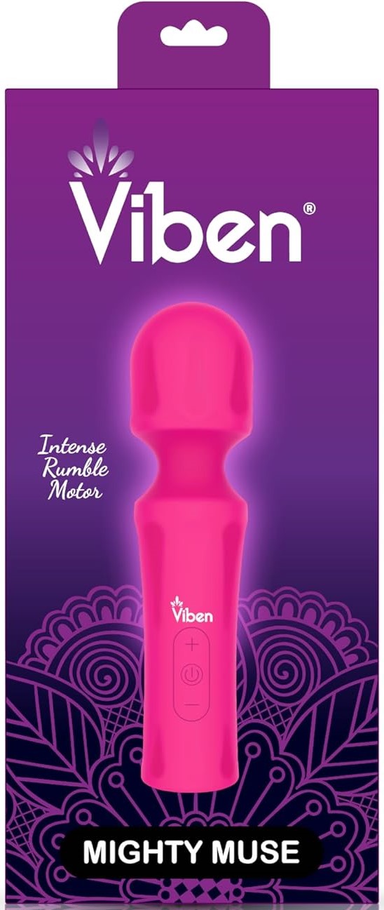 Vibrador Clitoral Varita Masajeador Rosado Viben - imagen 1